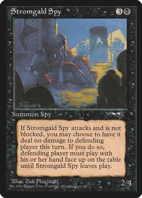 Stromgald Spy card from Alliances