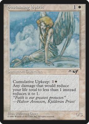 Sustaining Spirit card from Alliances