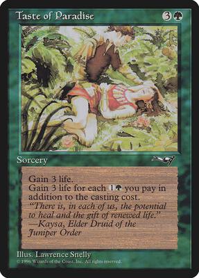 Taste of Paradise card from Alliances