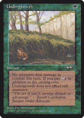 Undergrowth card from Alliances