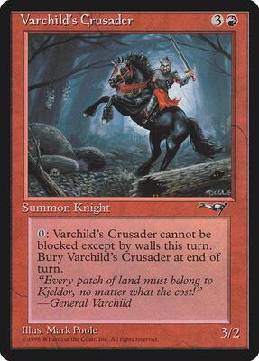 Varchild's Crusader card from Alliances