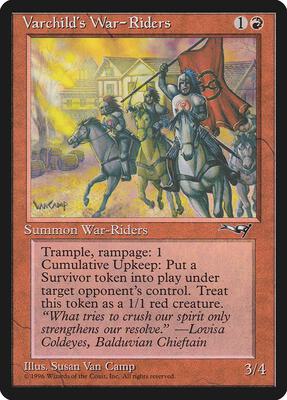Varchild's War-Riders card from Alliances