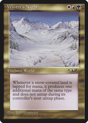 Winter's Night card from Alliances