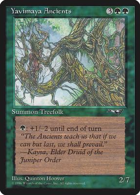 Yavimaya Ancients card from Alliances