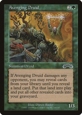 Avenging Druid card from Exodus