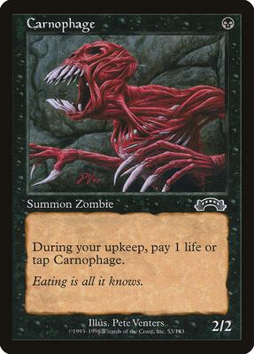 Carnophage card from Exodus