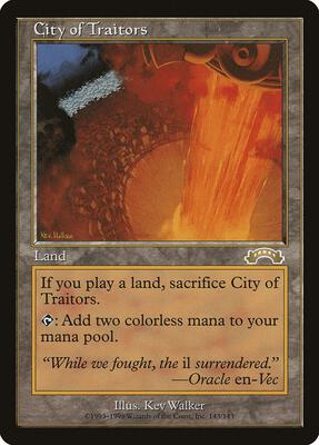 City of Traitors card from Exodus