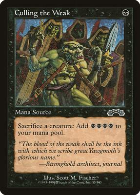 Culling the Weak card from Exodus