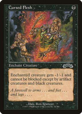 Cursed Flesh card from Exodus