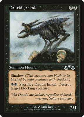 Dauthi Jackal card from Exodus