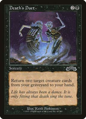 Death's Duet card from Exodus