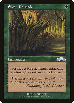Elven Palisade card from Exodus