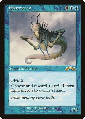 Ephemeron card from Exodus