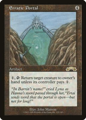Erratic Portal card from Exodus