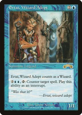 Ertai, Wizard Adept card from Exodus