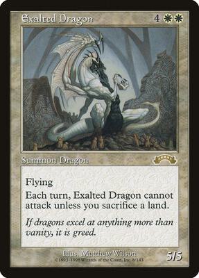 Exalted Dragon card from Exodus