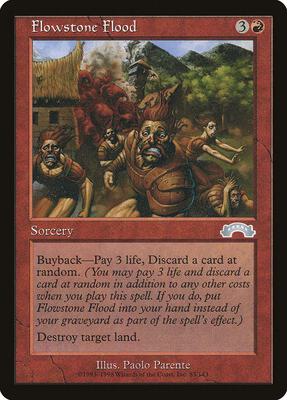 Flowstone Flood card from Exodus