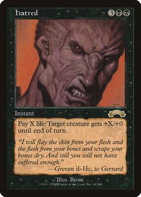 Hatred card from Exodus