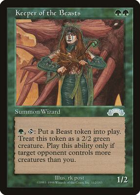 Keeper of the Beasts card from Exodus