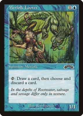 Merfolk Looter card from Exodus