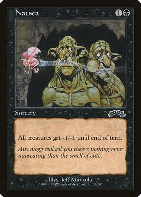 Nausea card from Exodus