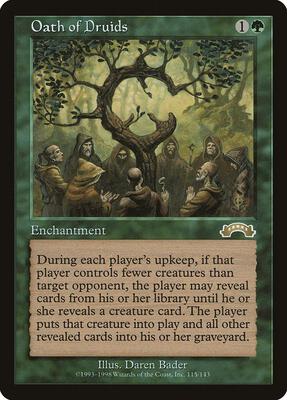 Oath of Druids card from Exodus