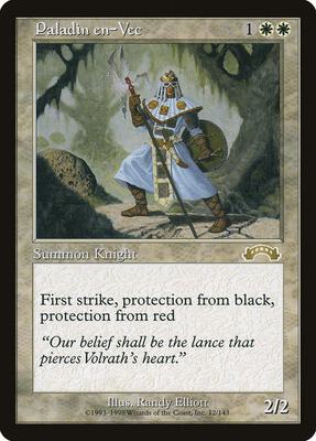 Paladin en-Vec card from Exodus