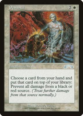 Penance card from Exodus