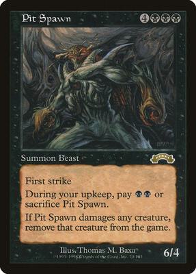 Pit Spawn card from Exodus