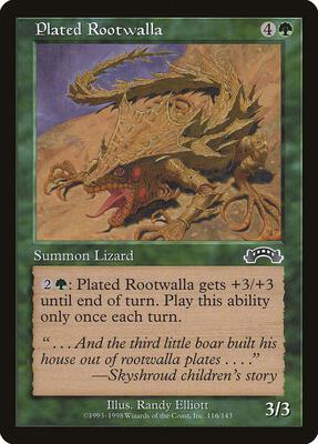 Plated Rootwalla card from Exodus
