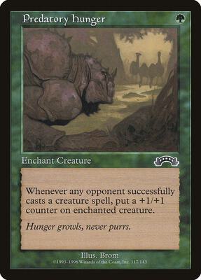 Predatory Hunger card from Exodus