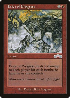 Price of Progress card from Exodus