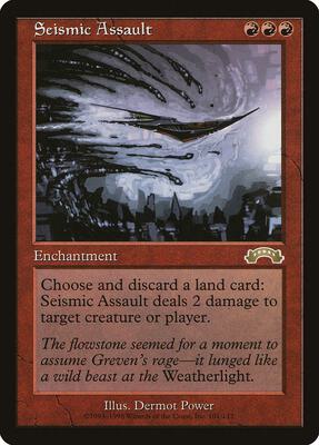 Seismic Assault card from Exodus