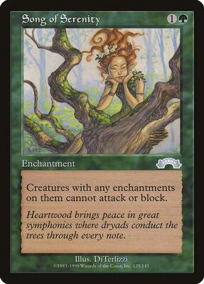 Song of Serenity card from Exodus