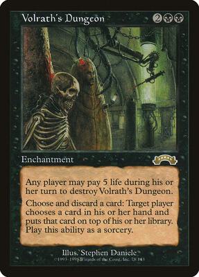 Volrath's Dungeon card from Exodus