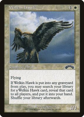 Welkin Hawk card from Exodus