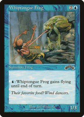 Whiptongue Frog card from Exodus