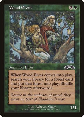 Wood Elves card from Exodus
