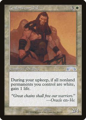 Zealots en-Dal card from Exodus