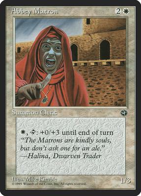 Abbey Matron card from Homelands