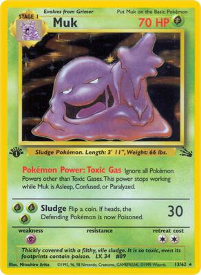Muk (13) card from Fossil
