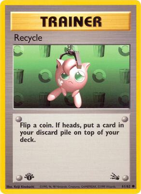 Recycle card from Fossil