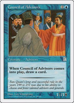 Council of Advisors card from Portal Three Kingdoms
