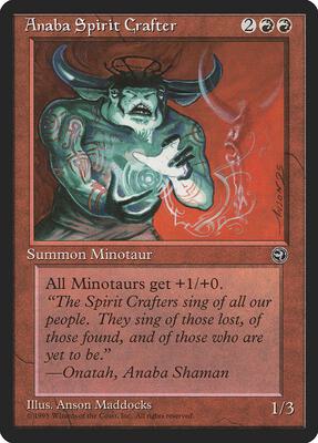 Anaba Spirit Crafter card from Homelands