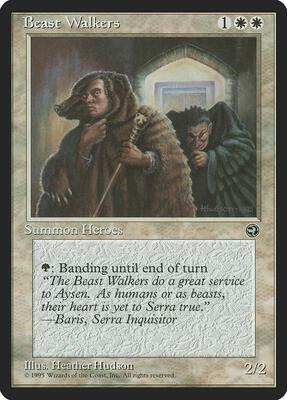 Beast Walkers card from Homelands
