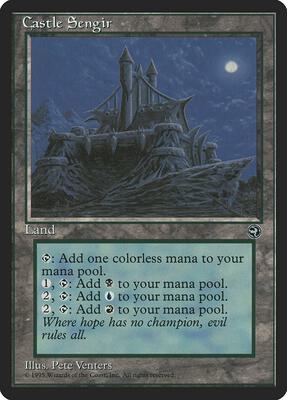 Castle Sengir card from Homelands