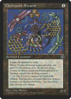 Clockwork Swarm card from Homelands