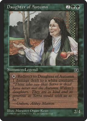 Daughter of Autumn card from Homelands