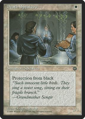 Death Speakers card from Homelands