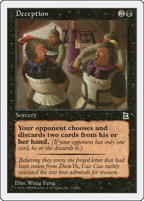 Deception card from Portal Three Kingdoms